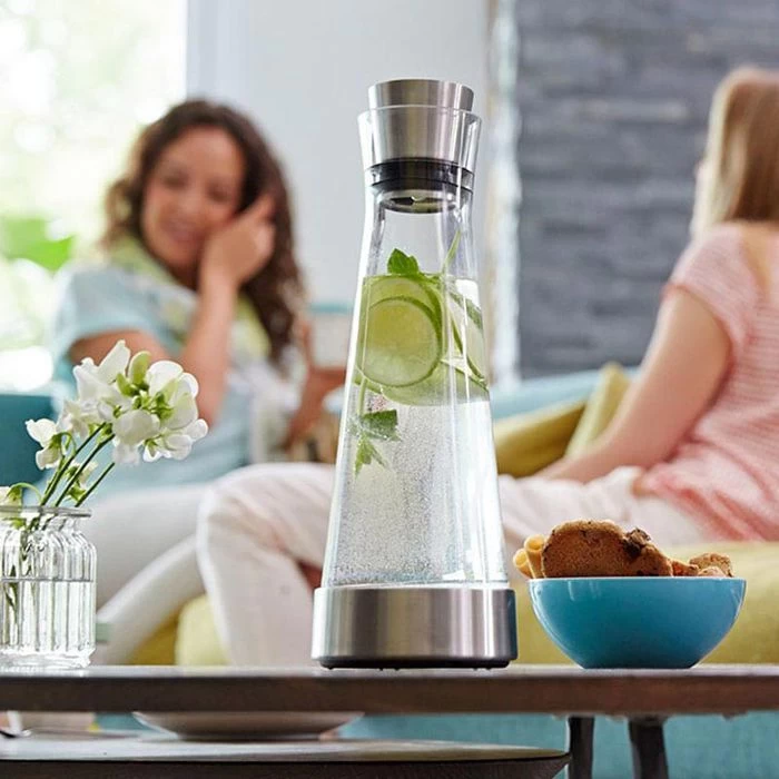 Emsa Karaffe Flow Slim 514233, Mit Kühlstation Und Deckel, 1 Liter 6 Emsa Karaffe Flow Slim 514233, Mit Kühlstation Und Deckel, 1 Liter - Image 6