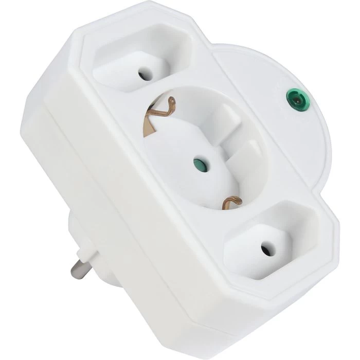Böttcher-AG Steckdosenadapter, 3-fach, Mit Überspannungsschutz 1 Böttcher-AG Steckdosenadapter, 3-fach, Mit Überspannungsschutz