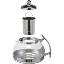 Böttcher-AG Tee-Kanne Glas, Mit Edelstahl-Sieb, Transparent, 1,2 L -Haushaltsprodukte Geschäft 9b012a6010af08467846d3382faa0f9b5081eee5 tee kanne boettcher ag glas