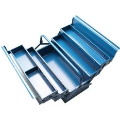 BGS-technic Werkzeugkoffer 3300, Montage, Leer, Stahlblech Koffer, 5 Fächer