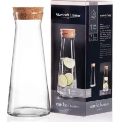 Ritzenhoff&Breker Karaffe Corcho, Mit Deckel, 1 Liter -Haushaltsprodukte Geschäft 9c6516e8bb1048097bb1af821d3a605da3d383c1 karaffe ritzenhoffundbreker corcho