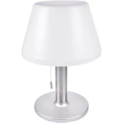 ChiliTec Schreibtischlampe Foco Cadena LED, IP44, Dimmbar, Mit Standfuß, Mit Akku, Solar