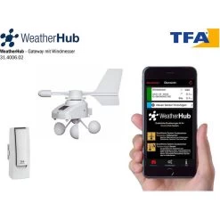 TFA Weatherhub-Set 31.4006.02, Mit Windmesser, Gateway -Haushaltsprodukte Geschäft 9f0bc432b45c478a2df6dc2981242d0b7da262a5 weatherhub set tfa 31.4006.02