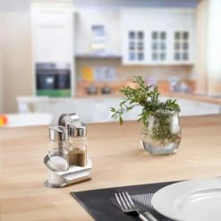 Westmark Salz-und-Pfefferstreuer Wien 65022260, Set Mit Menage, Aus Glas / Edelstahl, Transparent -Haushaltsprodukte Geschäft a178f184b26800939cbad8942cb496d48002fec5 salz und pfefferstreuer westmark wien 65022260