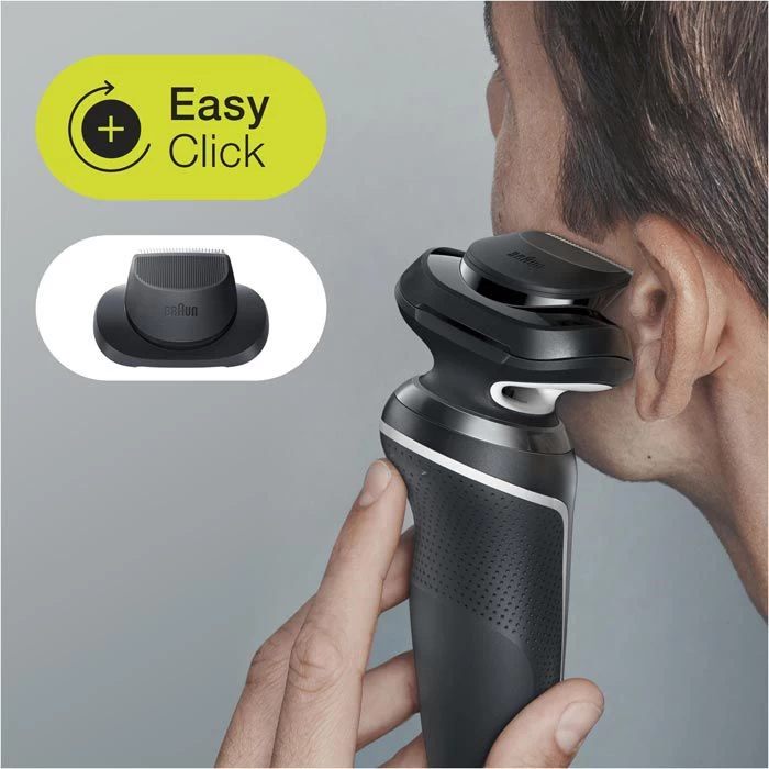 Braun Elektrorasierer Series 5 50-W4200cs, Weiß, Wet & Dry, Mit EasyClick-Präzisionstrimmer 2 Braun Elektrorasierer Series 5 50-W4200cs, Weiß, Wet & Dry, Mit EasyClick-Präzisionstrimmer - Image 2