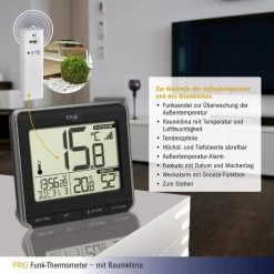 TFA Thermometer 30.3069.01 Prio, Innen/außen, Digital, Mit Hygrometer, Inkl. Funk-Sensor -Haushaltsprodukte Geschäft a25bc5bf9c10c5b136ecd299ad2daed11f66854b thermo hygrometer tfa 30.3069.01 prio funk