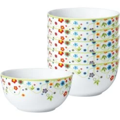 Van-Well Müslischale Vario Flower, Porzellan, Mit Dekor, 14cm, Set, 6 Stück -Haushaltsprodukte Geschäft a2e8172c2ff5460d5f460093f0e34deff5899d03 mueslischale van well vario flower