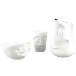 FIFTYEIGHT Müslischale Lachend, Porzellan, Weiß, 16,6cm -Haushaltsprodukte Geschäft a35eb8f6465fe4591e5613c8f5be6091b0bbebb4 mueslischale fiftyeight lachend