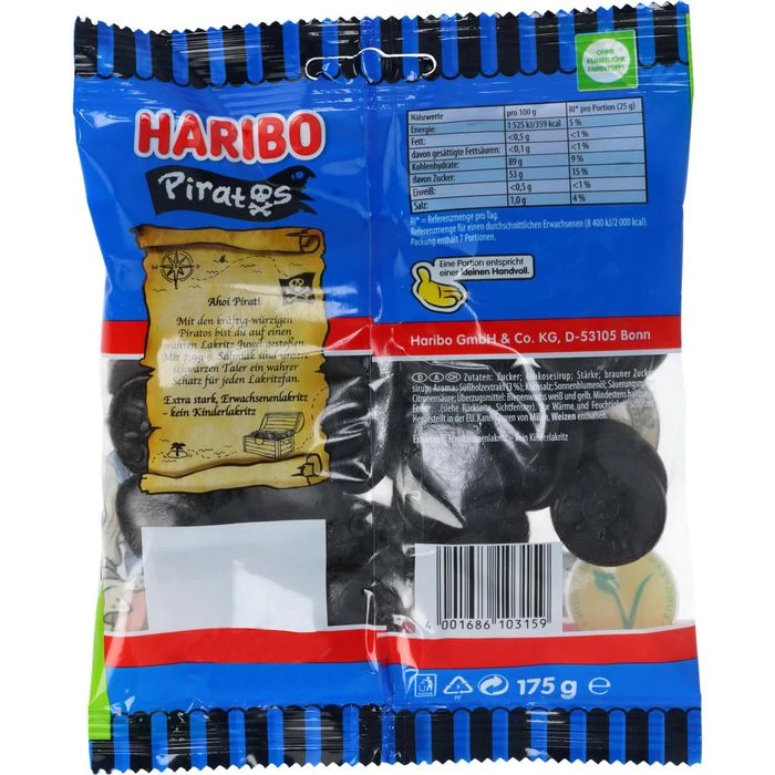 Haribo Lakritz Piratos, 175g 3 Haribo Lakritz Piratos, 175g - Image 3
