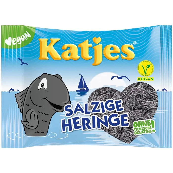 Katjes Lakritz Salzige Heringe, 200g 1 Katjes Lakritz Salzige Heringe, 200g