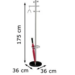Kerkmann Garderobenständer Easy, 6114, Mit 6 Haken, Edelstahl, Silber 9 Kerkmann Garderobenständer Easy, 6114, Mit 6 Haken, Edelstahl, Silber -Haushaltsprodukte Geschäft a49c55a65e4fc7ab985ff5cc64b11e7376d7624b garderobenstaender kerkmann easy 6114
