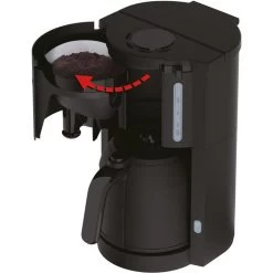 Krups Kaffeemaschine ProAroma Therm KM3038, Kunststoff, Für 10 Tassen, Schwarz -Haushaltsprodukte Geschäft a6ac42108adbe8e7cd183112012cc736fab27164 kaffeemaschine krups proaroma therm km3038