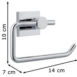 Tesa Toilettenpapierspender Hukk, 40246, Ohne Bohren, Metall, Für 1 Kleinrolle, Silber -Haushaltsprodukte Geschäft a6e7d6c30a32393d58a09479105ea4719f84a58b toilettenpapierspender tesa hukk 40246