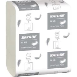 Katrin Toilettenpapier Plus Toilet Folded, 56156, 2-lagig, Bulk Pack, Tissue, 250 Blatt, 40 Pack -Haushaltsprodukte Geschäft a7a2d98b315e6614ccf5fee2a1848cc85fa9ab35 toilettenpapier katrin plus toilet folded 56156