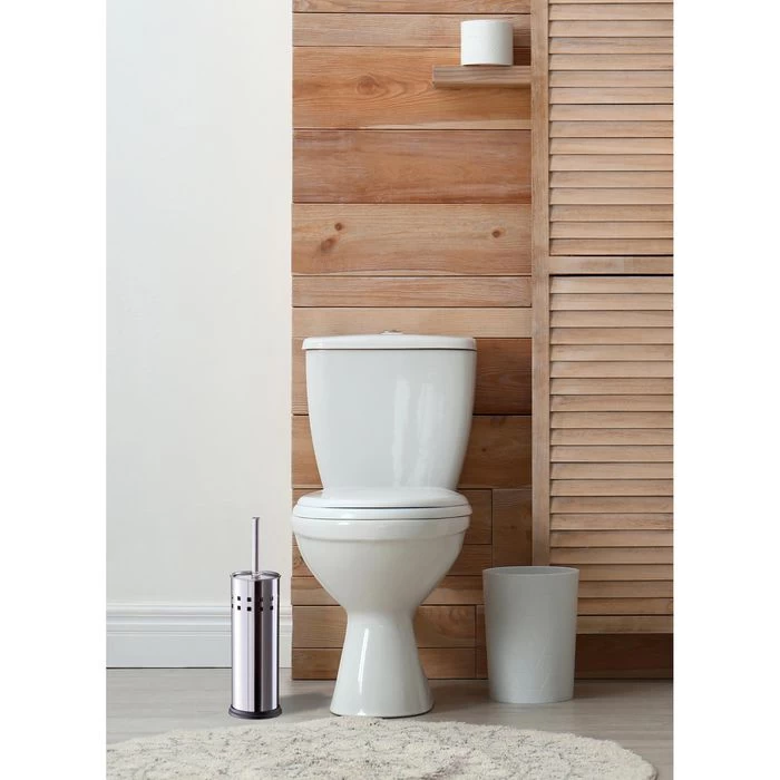 Zeller WC-Bürste Silber, Bürstenhalter Aus Edelstahl 2 Zeller WC-Bürste Silber, Bürstenhalter Aus Edelstahl - Image 2
