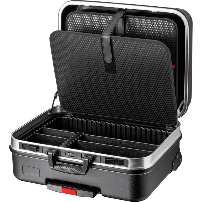 Knipex Werkzeugkoffer 00 21 06 LE, BIG Basic Move, Leer, Kunststoff Klappkoffer, Abschließbar 4 Knipex Werkzeugkoffer 00 21 06 LE, BIG Basic Move, Leer, Kunststoff Klappkoffer, Abschließbar - Image 4