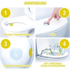 Cillit-Bang WC-Duftspüler Kraft & Frische, Zitrus-Frisch, Ohne Korb, Hygienische Sauberkeit -Haushaltsprodukte Geschäft aa4f2a7297943ca3daa5907c3ef8758bb79a2a7a wc duftspueler cillit bang kraft und frische