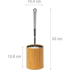 Relaxdays WC-Bürste Braun, Bürstenhalter Aus Bambus -Haushaltsprodukte Geschäft accb0d6d4756cf2a3a9e8e2dea84f0d04c1e62c4 wc buerste relaxdays braun