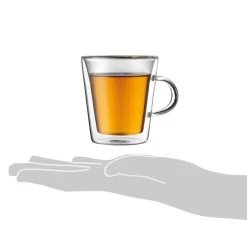Bodum Kaffeegläser Canteen 10325-10, Doppelwandig, Mit Henkel, 200ml, 2 Stück 5 Bodum Kaffeegläser Canteen 10325-10, Doppelwandig, Mit Henkel, 200ml, 2 Stück -Haushaltsprodukte Geschäft acef1c9483ca10f3ed0f102762364854f3179889 kaffeeglaeser bodum canteen 10325 10