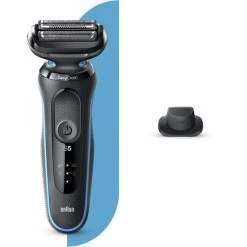 Braun Elektrorasierer Series 5 50-M1200s, Mintgrün, Wet & Dry, Mit EasyClick-Präzisionstrimmer