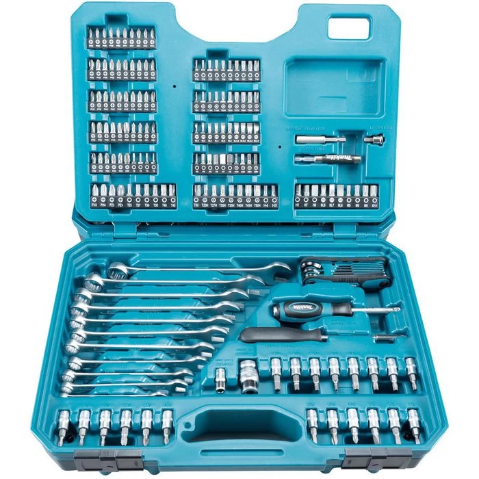 Makita Werkzeugkoffer E-10883, Werkzeug-Set, 221-teilig, Im Klappkoffer 1 Makita Werkzeugkoffer E-10883, Werkzeug-Set, 221-teilig, Im Klappkoffer