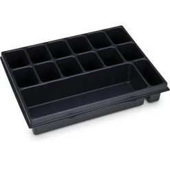 Bosch-Sortimo Einlage Kleinteileeinsatz I-BOXX 72, Tiefziehteil Mit 14 Mulden, Universell Nutzbar
