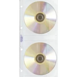 VELOFLEX CD Hüllen Aus PP 10 Stück F. Je 2 CD