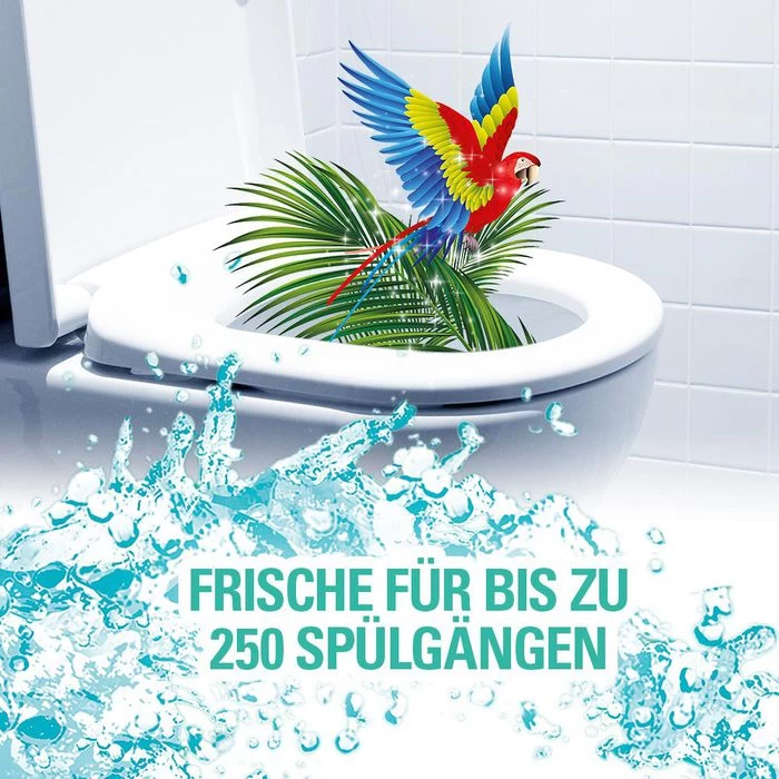 Cillit-Bang WC-Duftspüler 6 In 1 Türkisspüler, Tropical Lagune, Im Korb, 2 Stück 2 Cillit-Bang WC-Duftspüler 6 In 1 Türkisspüler, Tropical Lagune, Im Korb, 2 Stück - Image 2