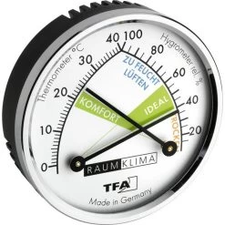 TFA Thermo-Hygrometer 45.2024 Analog, Verchromt