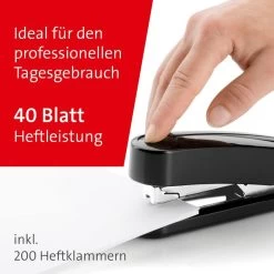 Novus B4 020-1267 Heftgerät Heftleistung 40 Blatt Schwarz -Haushaltsprodukte Geschäft b2a15b7783758e9d1f24aa87d8757da92abecdf1 heftgeraet novus b4 020 1267