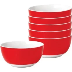 Van-Well Müslischale Vario, Porzellan, Rot, 14cm, Set, 6 Stück -Haushaltsprodukte Geschäft b37cfb2885cf28c27ee80ce969e07ccbd0e98d23 mueslischale van well vario