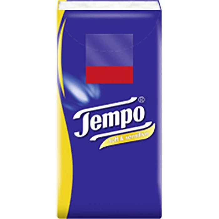 Tempo Taschentücher Soft & Sensitive, Mandelöl Und Aloe Vera, 4-lagig, 12 Päckchen 2 Tempo Taschentücher Soft & Sensitive, Mandelöl Und Aloe Vera, 4-lagig, 12 Päckchen - Image 2
