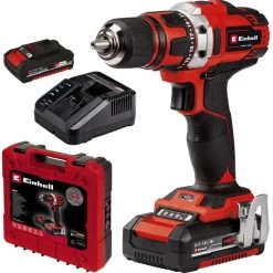 Einhell Akku-Bohrschrauber TE-CD 18/40-1 Li, 18V / 1,5Ah, 2 Akkus, Ladegerät Und Koffer