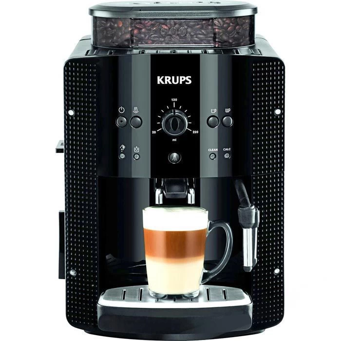 Krups Kaffeevollautomat EA 8108, Mit Milchaufschäumdüse, Schwarz 1 Krups Kaffeevollautomat EA 8108, Mit Milchaufschäumdüse, Schwarz