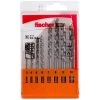 Fischer Bohrer D-S, 543027, 8-teiliges Set, 3-10mm, Steinbohrer