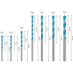 Bosch Bohrer Expert MultiConstruction CYL-9, 7-teiliges Set, 5-10mm, Beton, Fliesen, Stahl -Haushaltsprodukte Geschäft b65573f8628a5dfe096120701e7948803aaf9ee2 bohrer bosch expert multiconstruction cyl 9