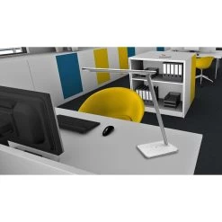 Unilux Schreibtischlampe Jazz LED, Dimmbar, USBm, QI-Ladegerät, Mit Standfuß -Haushaltsprodukte Geschäft b6e1a9041f11724b0d79cee511a81cf25298ebfe schreibtischlampe unilux jazz led