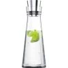 Emsa Karaffe Flow Slim Carafe 515675, Mit Deckel, 1 Liter
