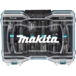 Makita Steckschlüssel E-15768, 6-teilig, 6 - 13mm Schlüsselweite - 50mm Länge, 1/4 Zoll