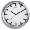 Maul Wanduhr Maulpilot Funkuhr, Ø 30,5 Cm, Aluminium, Silber