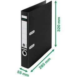 Leitz Ordner Recycle 1019-00-95, Recycling-Karton, A4, 5cm, Schwarz -Haushaltsprodukte Geschäft b95879ac4d605995e3ef97214e7f894465ddf980 ordner leitz recycle 1019 00 95 recycling karton