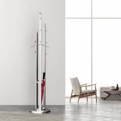 Kerkmann Garderobenständer Solitaire, 6069, Mit 8 Haken, Metall, Alusilber -Haushaltsprodukte Geschäft b9ca5de37d8da7076280e79ba3ed2be466a6254a garderobenstaender kerkmann solitaire 6069