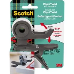 Scotch Klebefilmabroller Clip & Twist, Grau, Tischabroller Für Kleberollen 19mm X 33m 5 Scotch Klebefilmabroller Clip & Twist, Grau, Tischabroller Für Kleberollen 19mm X 33m -Haushaltsprodukte Geschäft ba2900b64c592aee2d0f1ded81ab8f5b9503bc3a klebefilmabroller scotch clip und twist grau