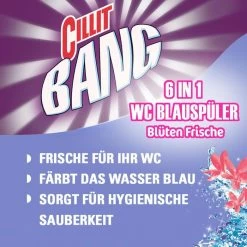 Cillit-Bang WC-Duftspüler Blue Wave 6 Blüten, Frische, Im Korb 8 Cillit-Bang WC-Duftspüler Blue Wave 6 Blüten, Frische, Im Korb -Haushaltsprodukte Geschäft baf2123ab12b7097875e7694730b69d5e7d403a4 wc duftspueler cillit bang blue wave 6 blueten