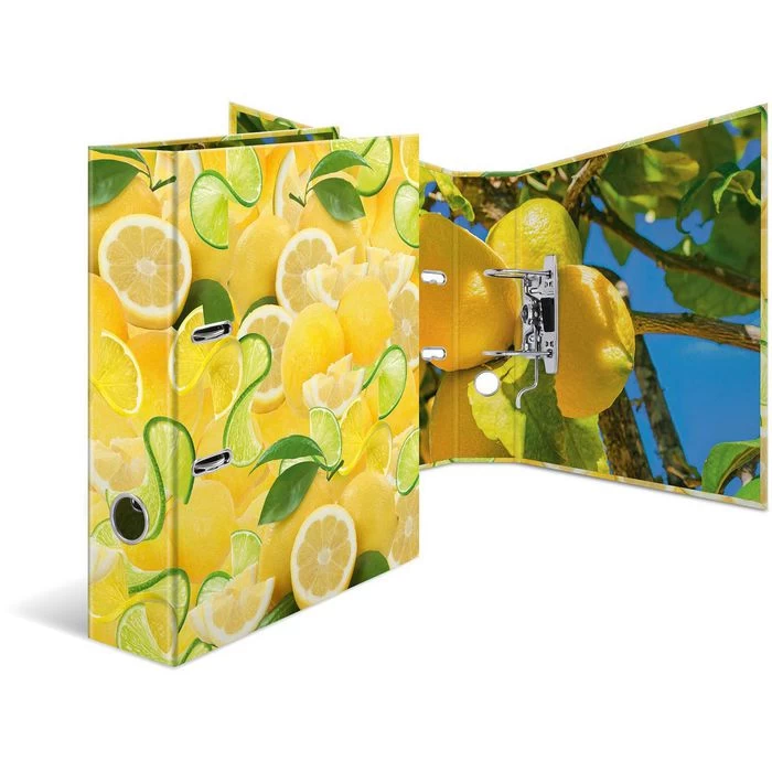 Herma Ordner 7114 Früchte, Karton, A4, 7cm, Motiv Zitrone 4 Herma Ordner 7114 Früchte, Karton, A4, 7cm, Motiv Zitrone - Image 4