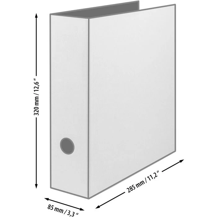 Rössler-Papier Ordner 1317452700 S.O.H.O., Karton, A4, 8,5cm, Taupe 6 Rössler-Papier Ordner 1317452700 S.O.H.O., Karton, A4, 8,5cm, Taupe - Image 6