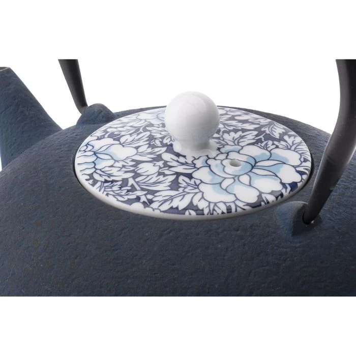 Bredemeijer Tee-Kanne Yantai, Gusseisen, Mit Edelstahl-Filter, Dunkelblau, 1,2 L 4 Bredemeijer Tee-Kanne Yantai, Gusseisen, Mit Edelstahl-Filter, Dunkelblau, 1,2 L - Image 4