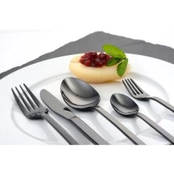 Gräwe Menümesser Lissabon, Edelstahl - Titan, Rostfrei, Schwarz, Set 6 Stück -Haushaltsprodukte Geschäft bcd67a1cced0c057468bc1cf0a1a96e09c65a0c9 menuemesser graewe lissabon edelstahl titan