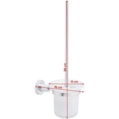 Tesa WC-Bürste Loxx, Weiß / Chrom, Bürstenhalter Aus Glas, Zur Wandmontage -Haushaltsprodukte Geschäft bd95e664abc93c95e0fde31b67d55f2e94e69cc4 wc buerste tesa loxx weiss chrom