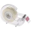 Idena Klebefilmabroller 631055, Transparent, Tischabroller Für Kleberollen 19mm X 33m